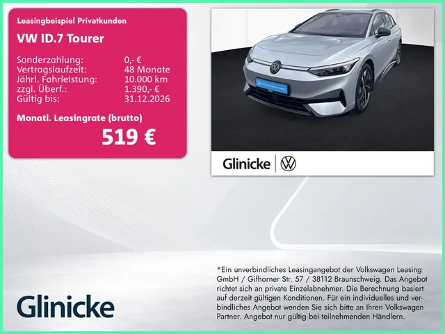 Volkswagen ID.7 Tourer Pro Matrix+ACC+AHK+Rückfahrk.+SHZ+Hu