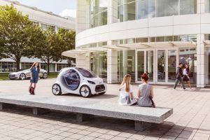 In Zukunft will car2go autonom fahrende Elektroautos vermieten. Bildquelle: Daimler