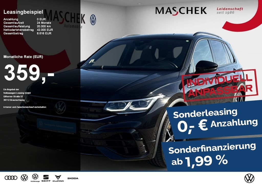 Volkswagen Tiguan R *AKRAPOVIC* Pano HUD Keyless 21LM Pano Leasing