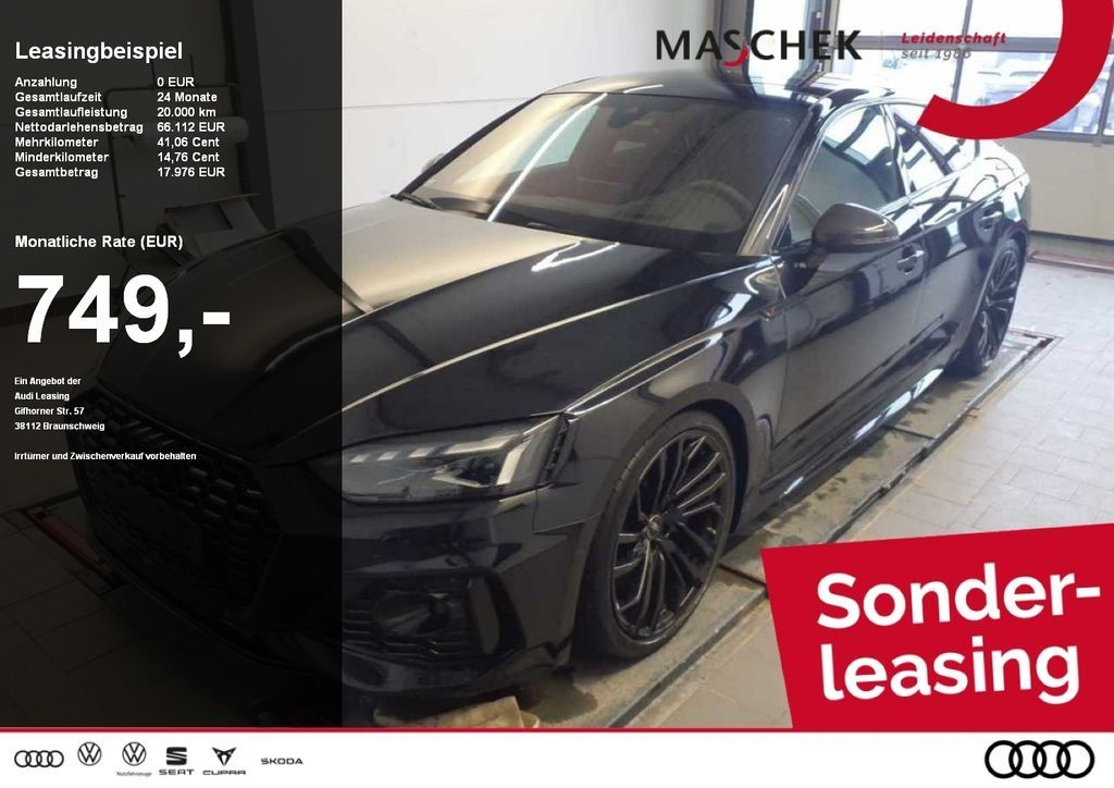 Audi RS5 Sportback Matrix Pano Black B&O Memory HUD A Leasing