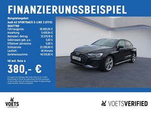 Audi A3 SPORTBACK S-LINE 2.0TFSI  QUATTRO LED+SONOS