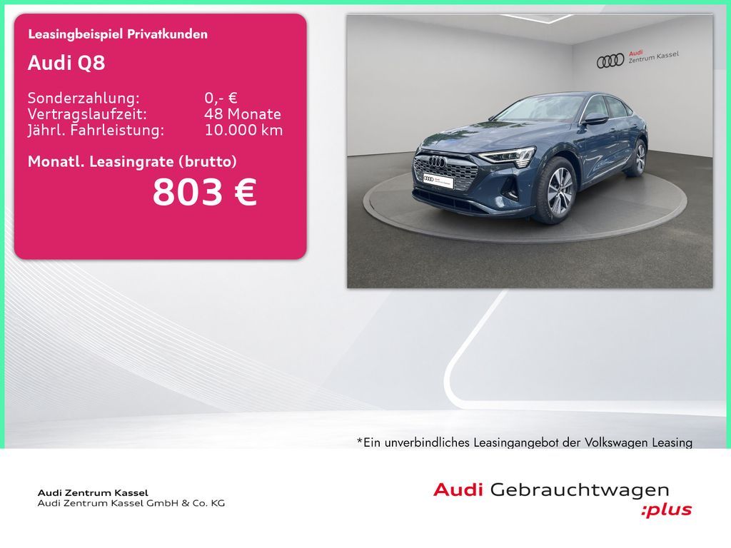 Audi Q8 SB 50 e-tron qu. Matrix Pano Leder 360° Leasing