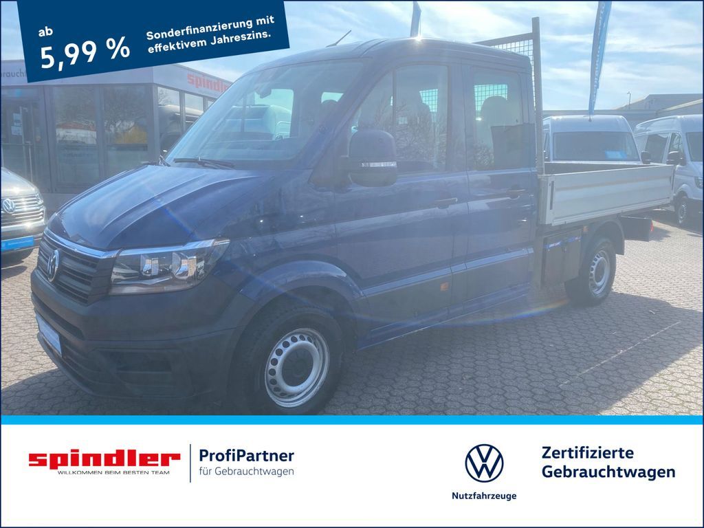 Volkswagen Crafter 35 Pritsche 2.0 TDI DOKA MR / AHK, Klima Leasing