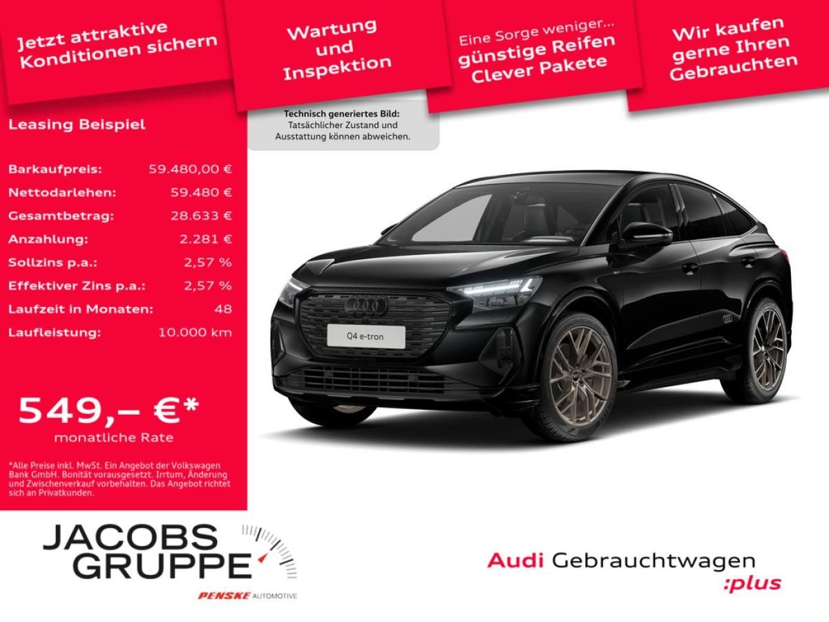 Audi Q4 e-tron Sportback 55 qu. 2xS line Edition/Matrix/360°/SONOS/ACC/Wärm Leasing