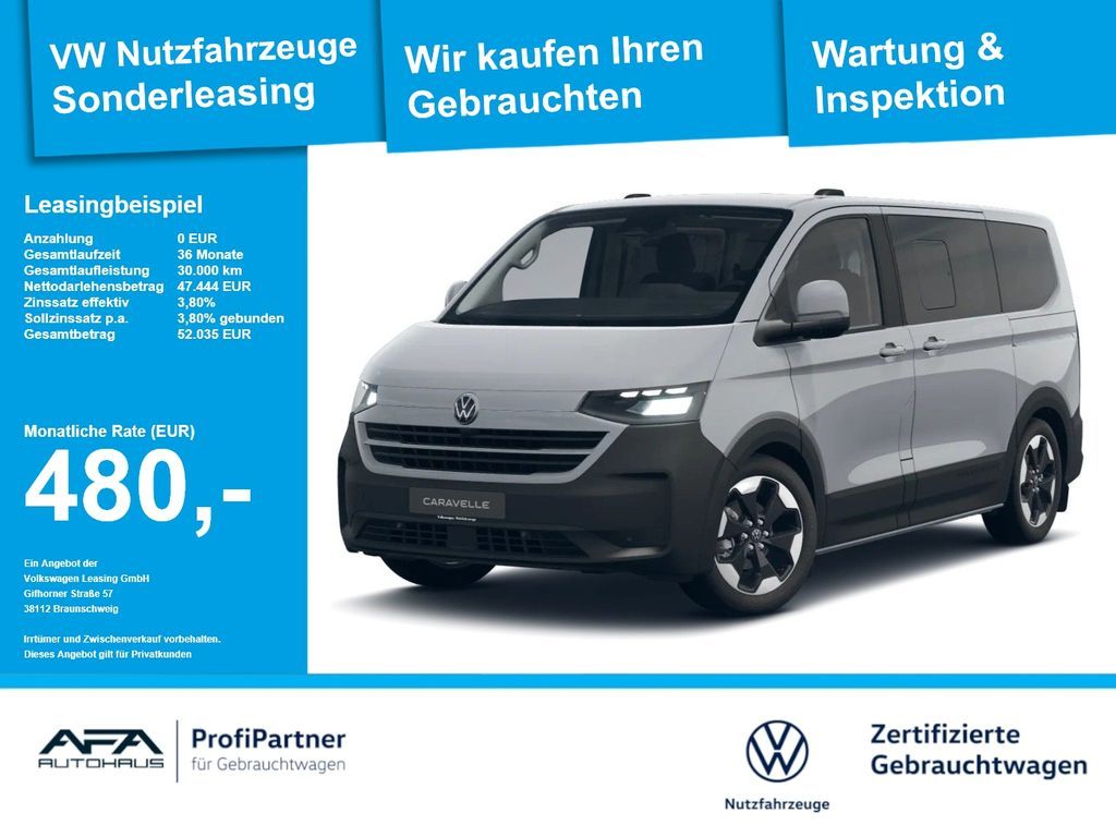 Volkswagen T7 e-Caravelle PanAmericana LED*AHK*Navi*RFK Leasing