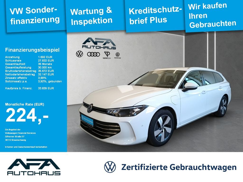 Volkswagen Passat Var. 1.5 eHybrid Business DSG AHK*NAV*RFK Leasing