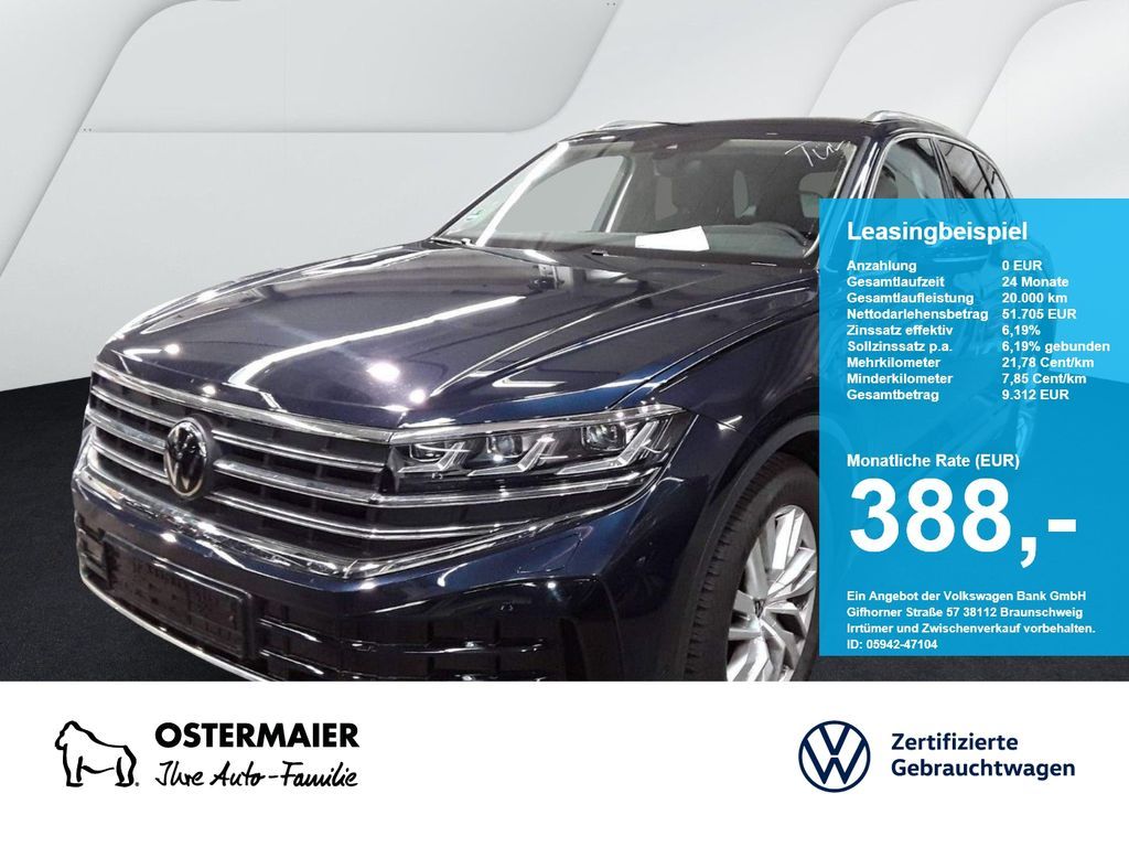 Volkswagen Touareg ELEGANCE 3.0TDI 231PS NP.92T ACC.AHK.KAM Leasing
