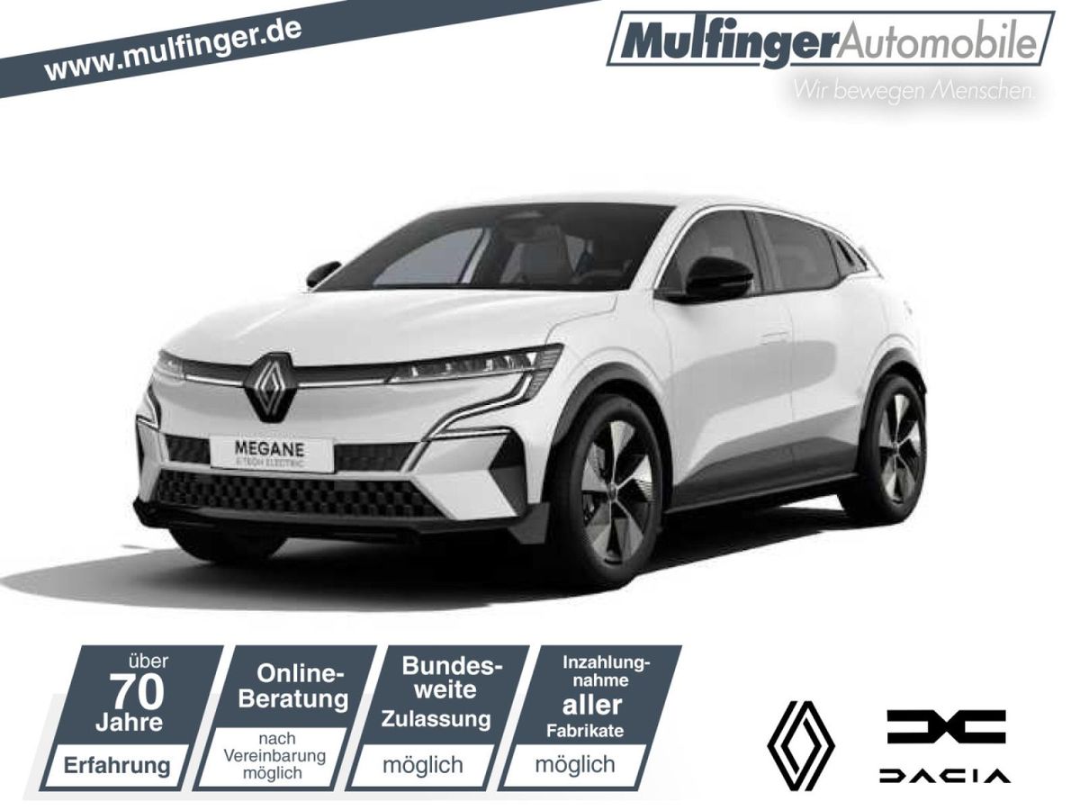 Renault Megane E-Tech TECHNO 220 🔥 GANZJAHRESREIFEN 🔥 SITZHEIZUNG ⚡️ E-PRÄMIE ⚡️ Leasing