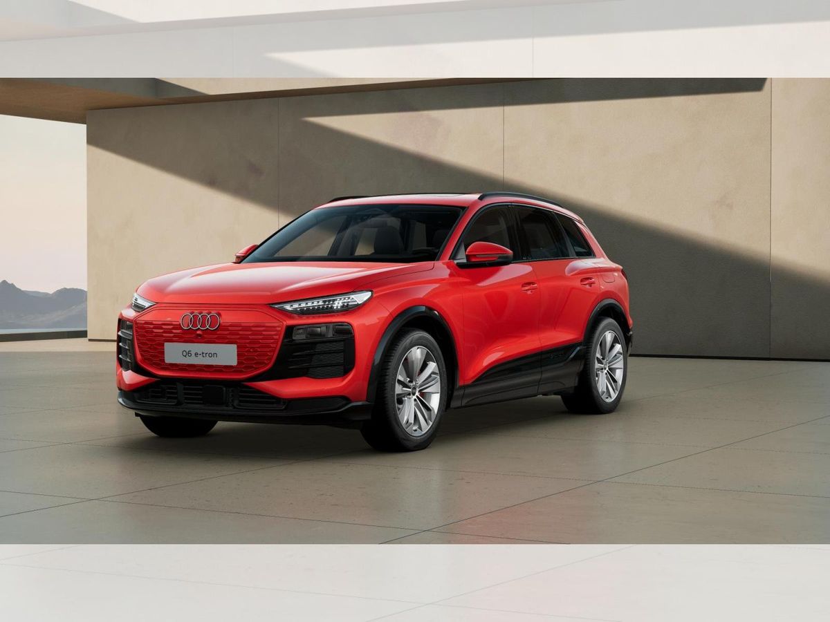 Audi Q6 e-tron quattro, Pano, AHK, B&O, Matrix, Luftfederung, 8-Fach bereift Leasing