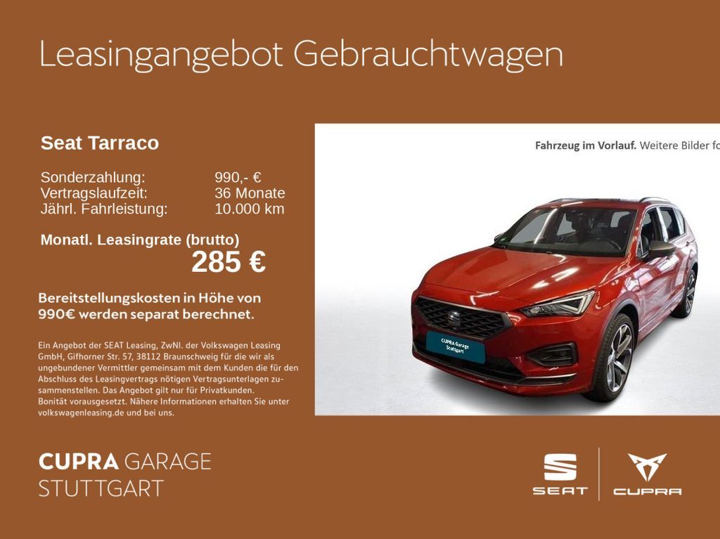 Seat Tarraco FR 2.0 TDI DSG 147kW 4Drive Leasing