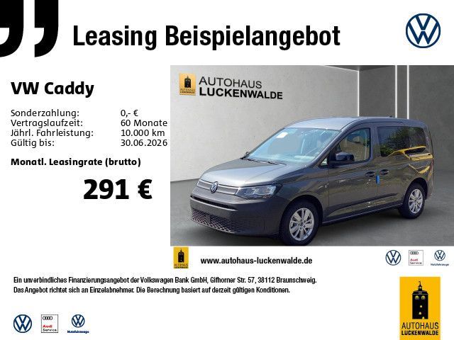 Volkswagen Caddy Kombi 2.0 TDI *AHK*R-CAM*NAV*Digi.C-Pro* Leasing