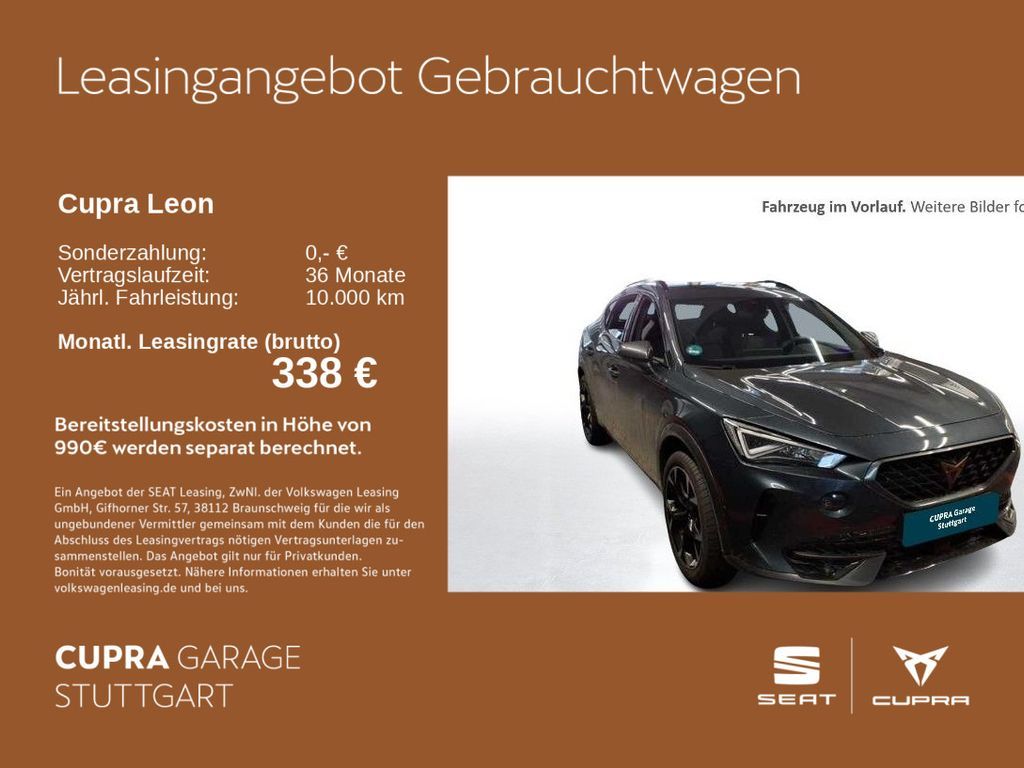Cupra Leon Sportstourer 1.4 e-HYBRID VZ DSG 110 kW Leasing