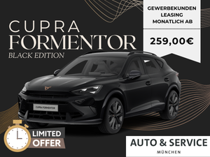 CUPRA Formentor 2.0 TSI 245kW VZ BLACK EDITION DSG 4Drive BE FAST SONDERANGEBOT! Leasing