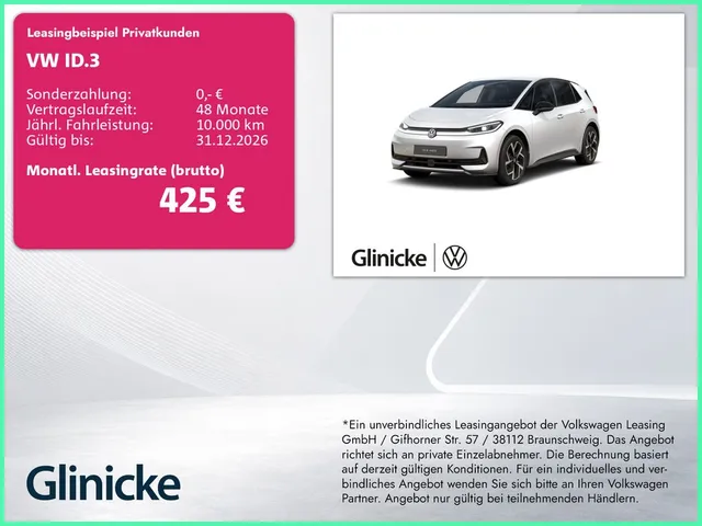 Volkswagen ID.3 Neo Style 58 kWh AHK Navi Ganzjahresreifen