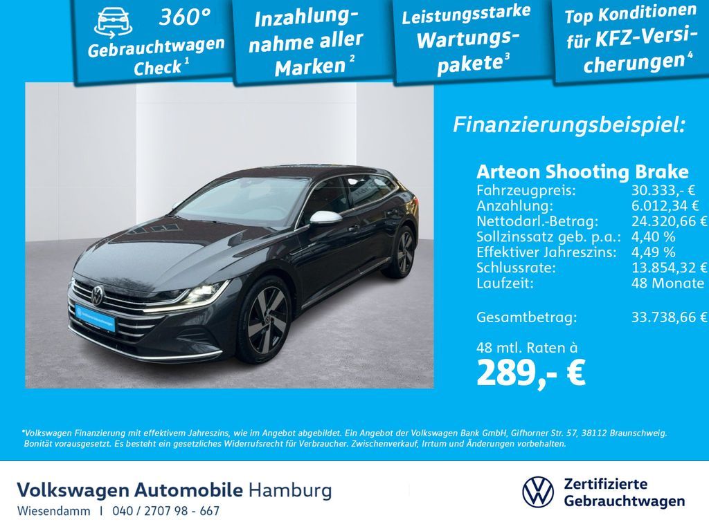 Volkswagen Arteon Shooting Brake 2.0 TDI DSG AHK Sitzhzg Leasing