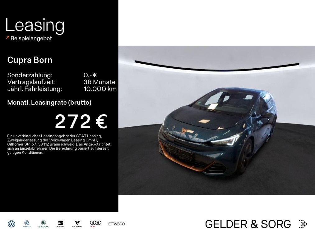 Cupra Born 19Z*LED*RFK*ACC*MirrorLink*Wärmepumpe*Navi Leasing