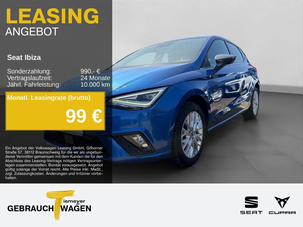 Seat Ibiza 1.0 TSI XCELLENCE NAVI LED ACC Leasing
