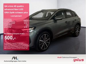 Audi Q4 e-tron 45 quattro advanced Navi LED GRA Optik schwarz plus