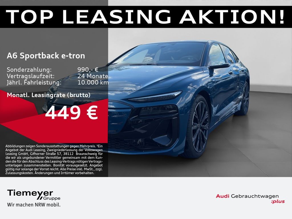 Audi A6 Sportback e-tron S LINE EDT ONE PANO 360 HuD Leasing