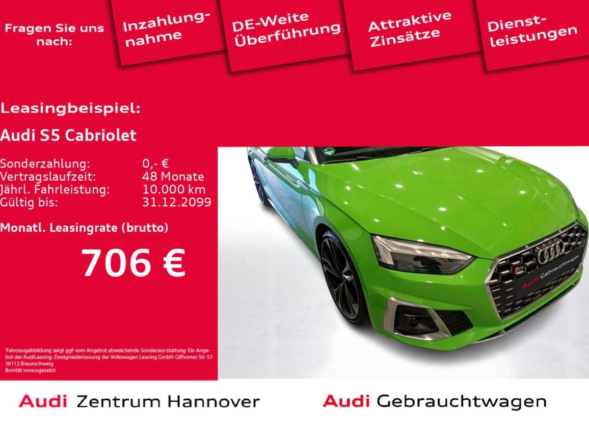 Audi S5 Cabriolet 3.0 TFSI quattro Matrix B&O Head-Up AHK Leasing