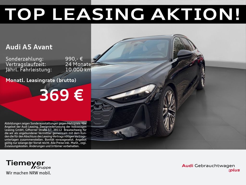 Audi A5 Avant TFSI S LINE UPE83 LM20 HuD MATRIX BuO B Leasing