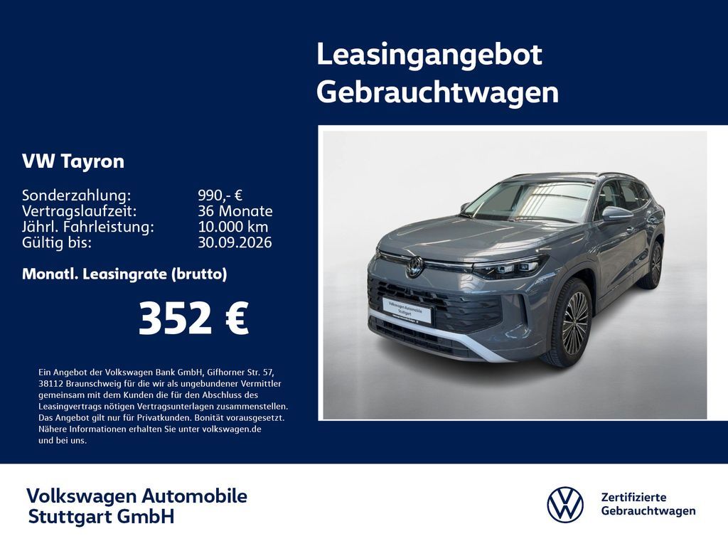 Volkswagen Tayron Life 1.5 TSI Hybrid DSG Navi Kamera AHK Leasing