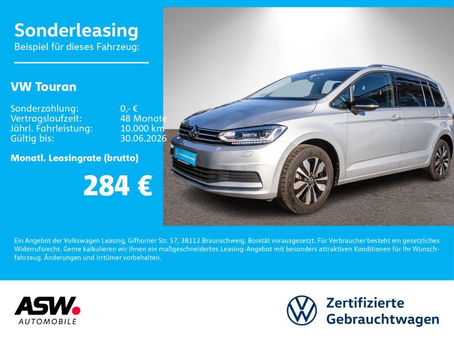 Volkswagen Touran Goal 1.5TSI DSG 7-Sitzer ACC AHK Navi LED Leasing