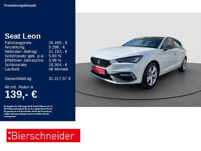 Seat Leon 1.5 eTSI DSG FR-Line 17 ACC NAVI CAM SHZ Leasing