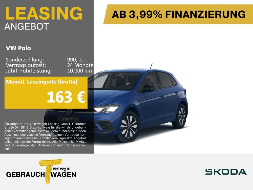 Volkswagen Polo 1.0 TSI DSG GOAL KAMERA ACC AHK Leasing