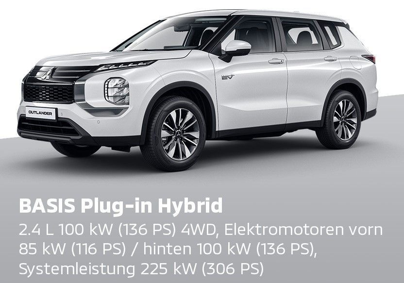 Mitsubishi Plug-in Hybrid Outlander 2,4 *Diamant* AKTION! Leasing