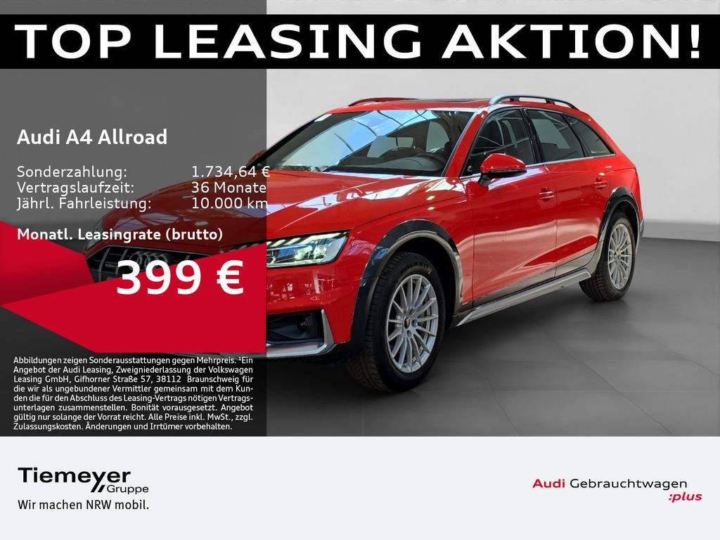 Audi A4 Allroad 45 TFSI Q KAMERA AHK eKLAPPE PANO LM1 Leasing