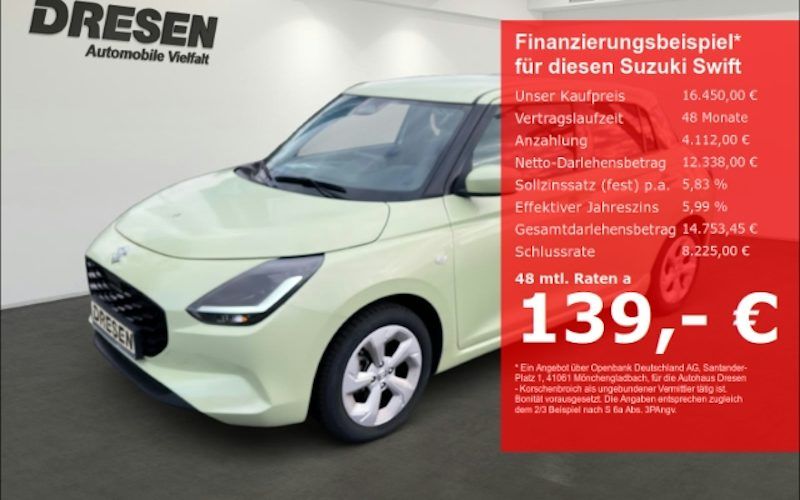 Suzuki Swift 1.2 HYBRID MT Comfort 5dr Auto kaufen