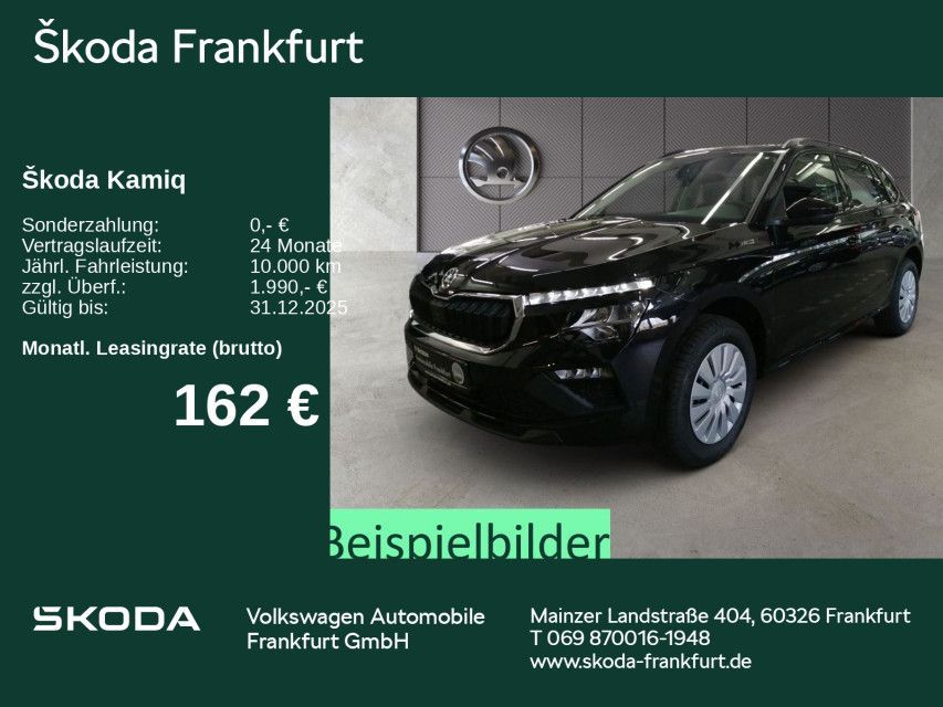 Skoda Kamiq Selection 1,0 TSI 85 kW 6-Gang-Schaltgetri Leasing