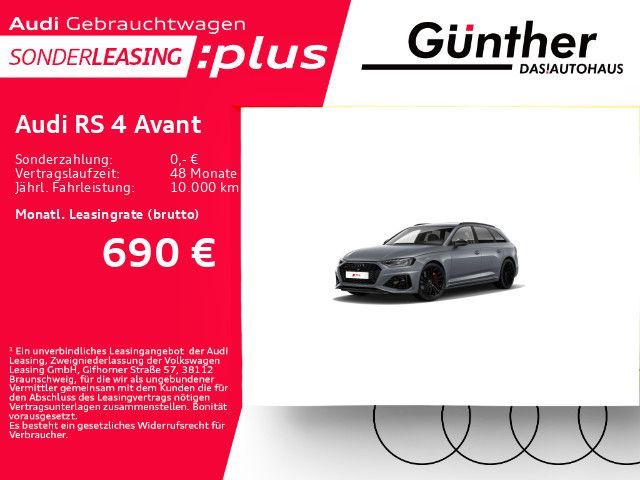 Audi RS 4 Avant WINTERRÄDER+AHK+HEAD UP+SPORTABGASANL Leasing