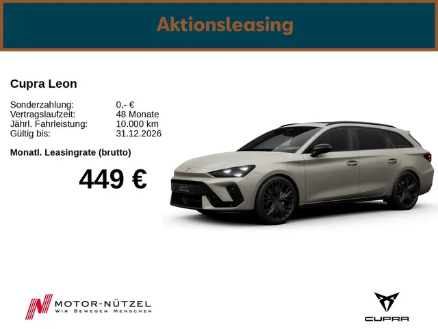 Cupra Leon Sportstourer 1.5 e-Hybrid VZ 6-Gang DSG