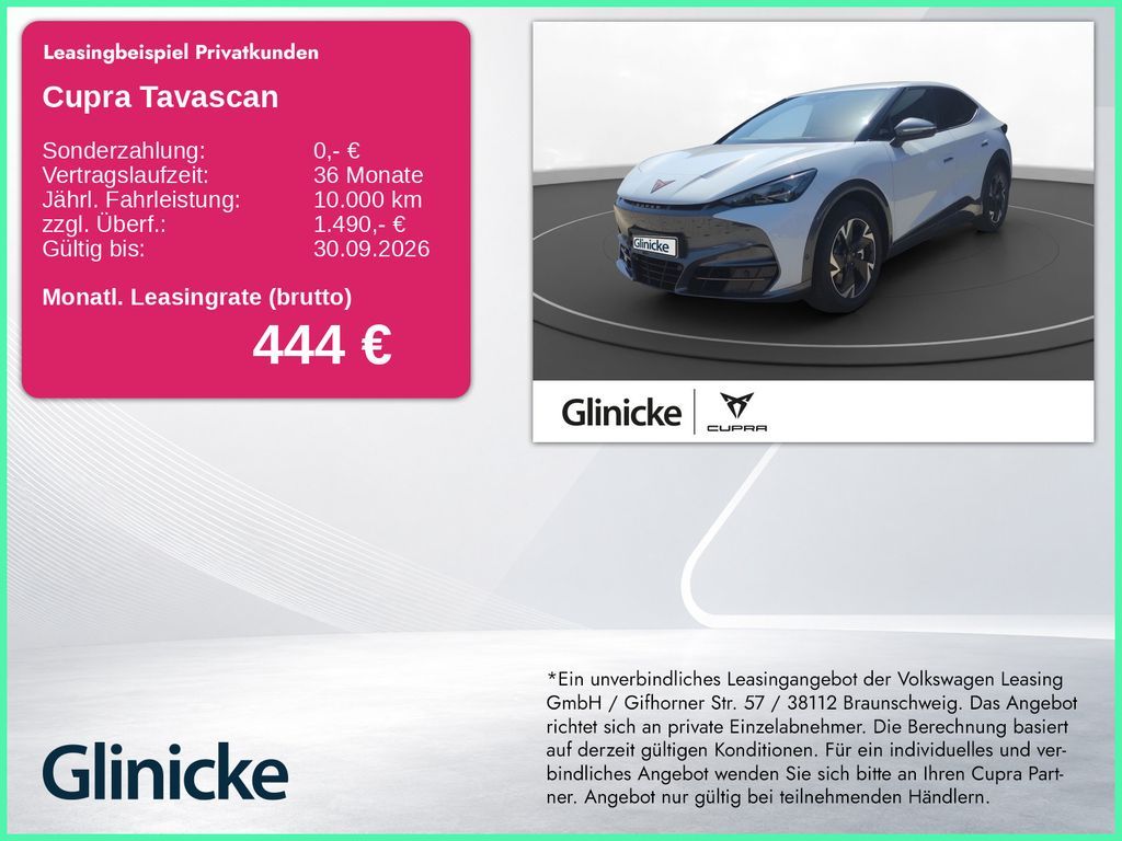 Cupra Tavascan Endurance Leasing