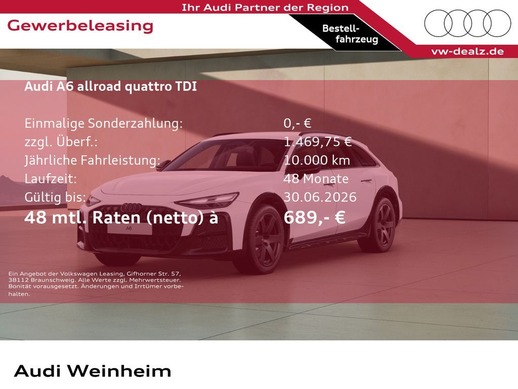 Audi A6 Allroad TDI quattro Klima PDC ACC LED DAB Leasing