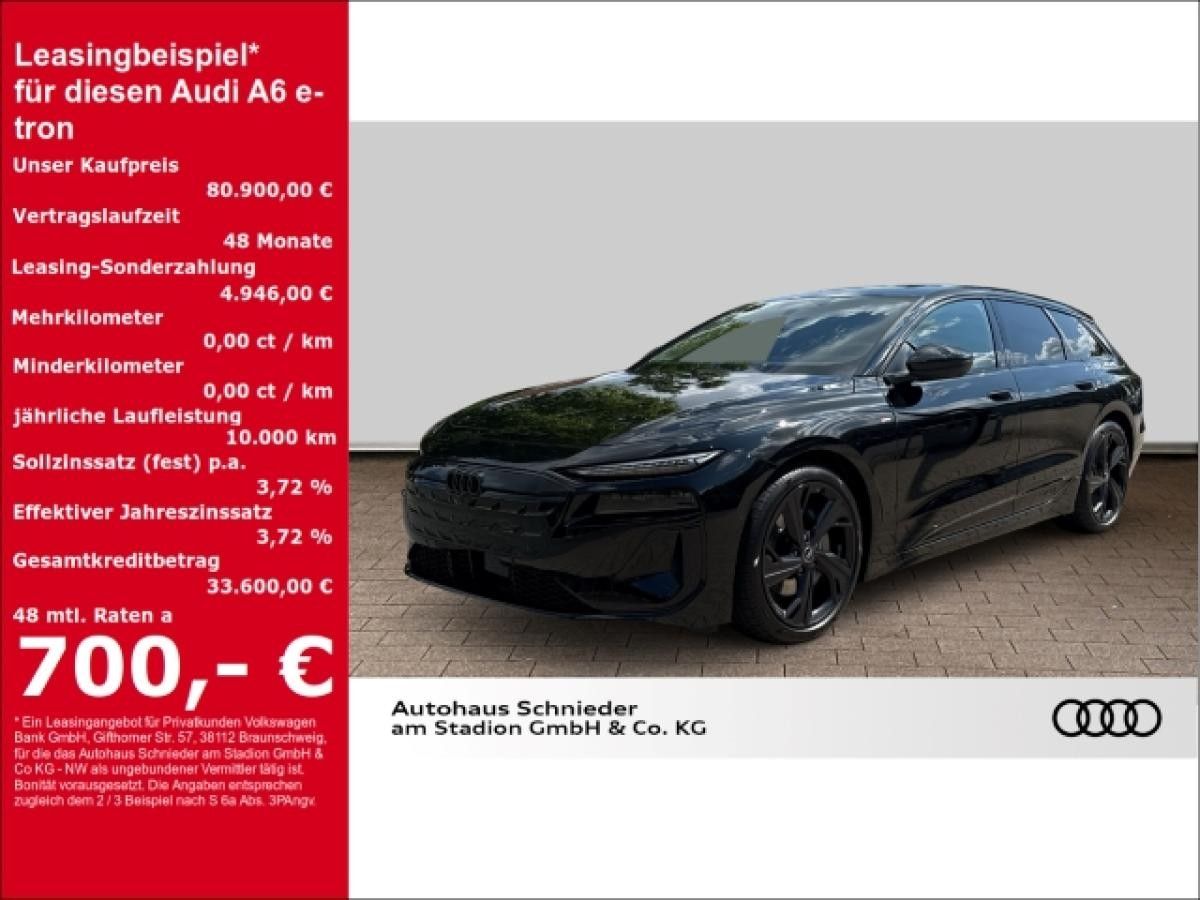 Audi A6 e-tron AVANT PERFORMANCE LED+TECHPRO+AHK+B&O+ Leasing