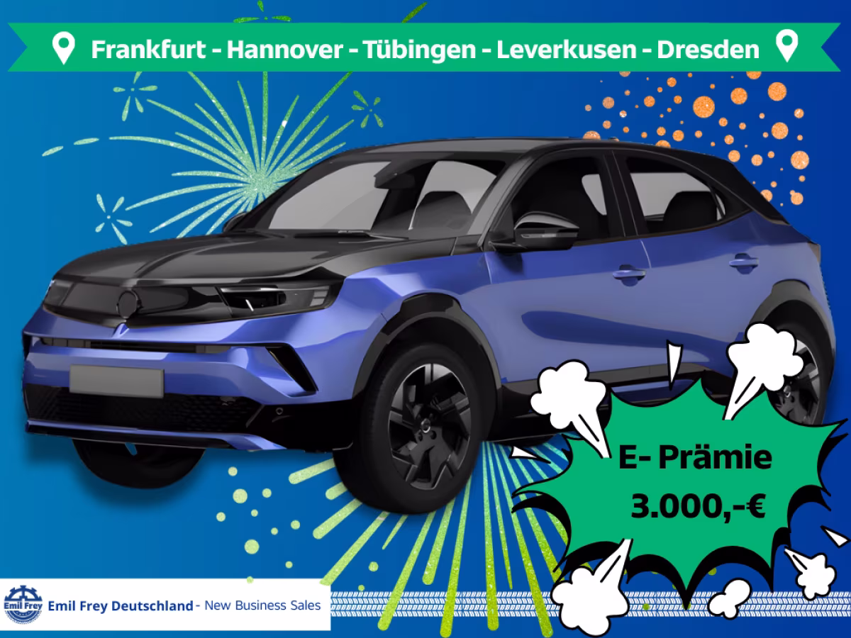 Opel Opel Mokka Electric: Leasing 155 Euro mit nur 3.000 Euro Anzahlung (E-Prämie 2026) Leasing
