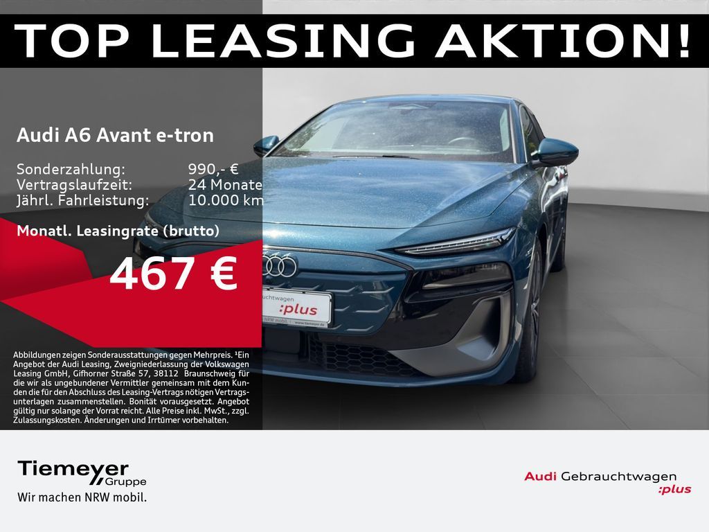 Audi A6 e-tron Avant PERFORMANCE LM20 LUFT HuD 360 Leasing