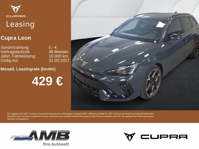 Cupra Leon Sportstourer VZ 1.5 e-HYBRID Nav/05.31Garan