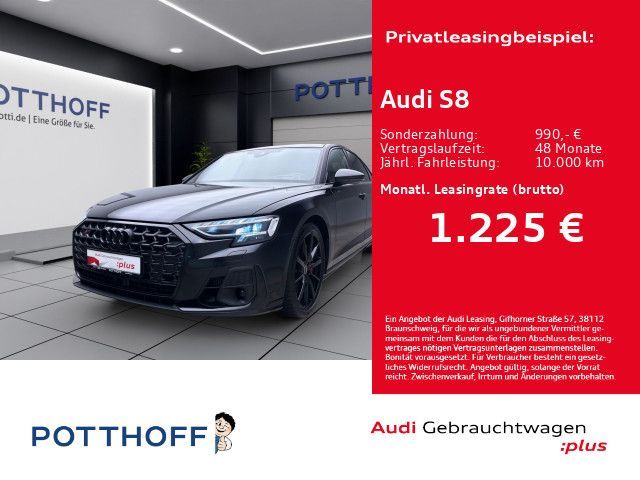 Audi S8 Q STDHZG PANO HD-MATRIX HuD B&O NAVI+ Leasing