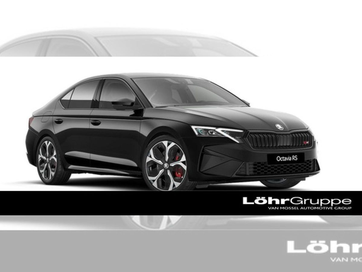 Skoda Octavia RS 2.0 TSI 7-Gang-DSG Beheizbares Lenkrad im Sportdesign mit Multifunktionstasten und Schaltwippen, Leasing