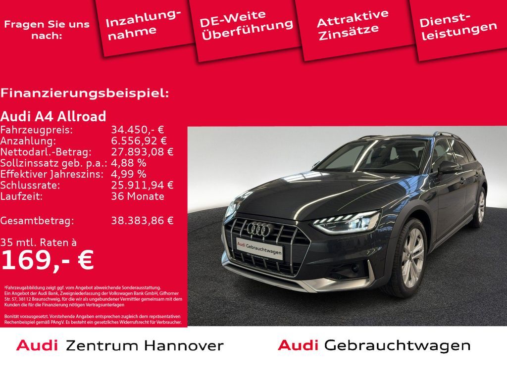 Audi A4 allroad 40 TDI quattro Kamera AHK Navi LED Te Leasing