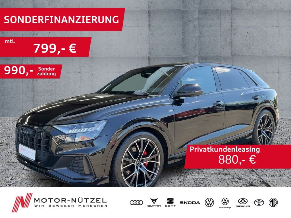Audi Q8 50 TDI QU 3xS-LINE MATRIX+HuD+AIR+PANO+360° Leasing