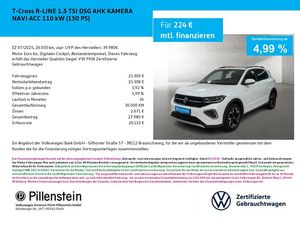 Volkswagen T-Cross R-LINE 1.5 TSI DSG AHK KAMERA NAVI ACC