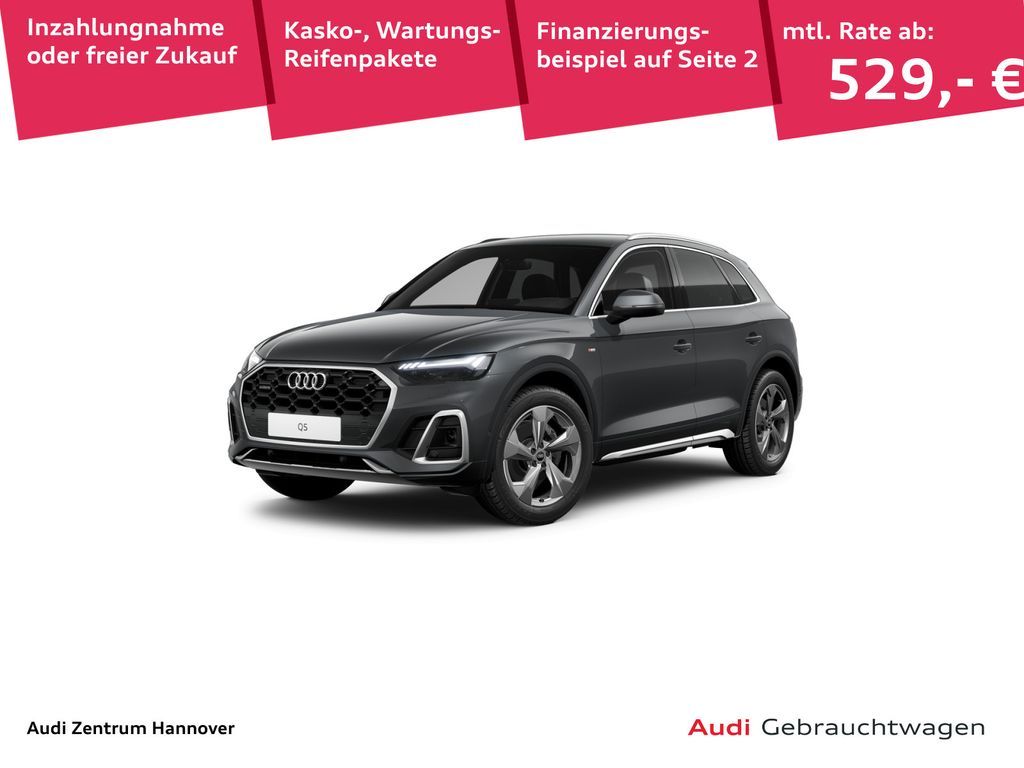 Audi Q5 S line 40 TDI quattro AHK KAMERA CARPLAY Leasing