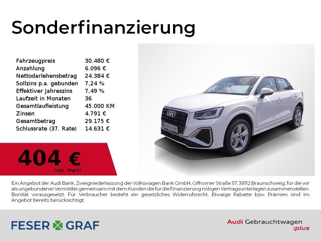 Audi Q2 S line 30 TFSI 85kW 6-Gang LED el. Heckklappe Leasing