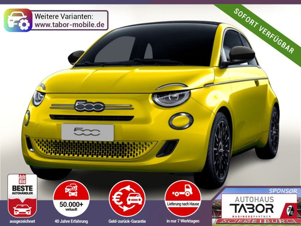 Fiat 500 Cabrio La Prima Nav Keyl SHZ 17Z UVP-27%* Leasing