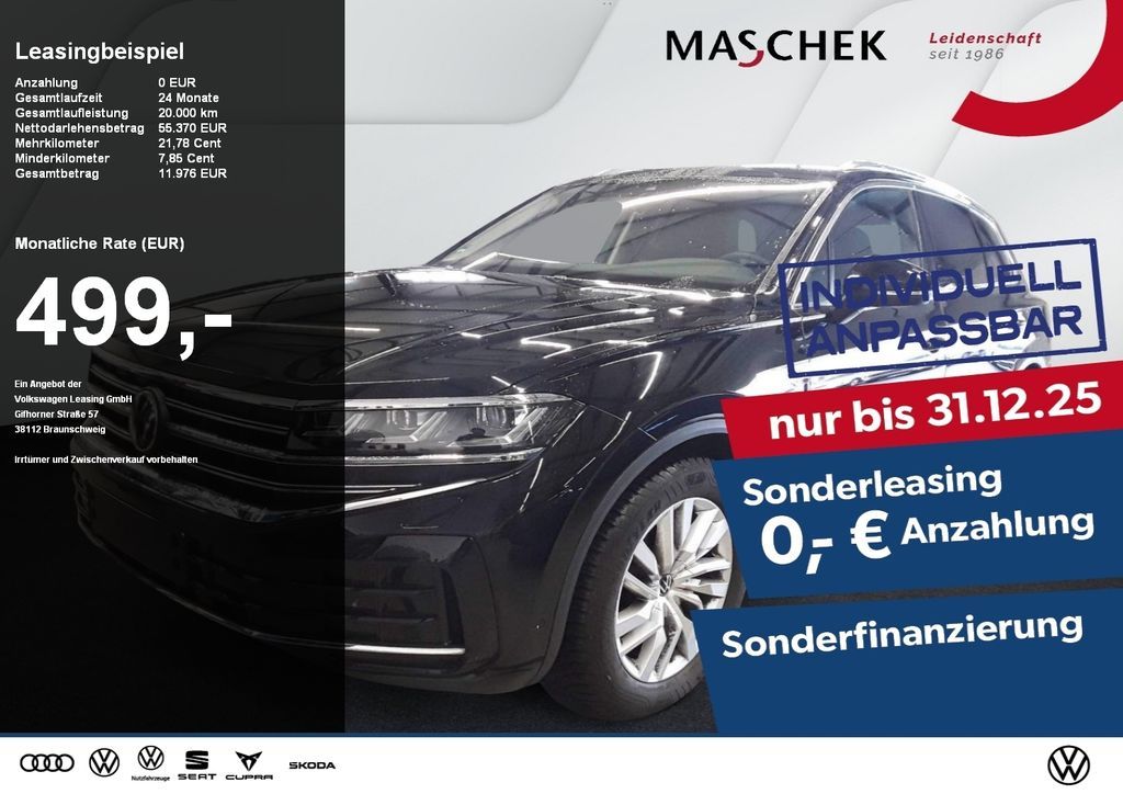 Volkswagen Touareg Elegance 3.0 TDI AHK RearView Luftfwk AC Leasing